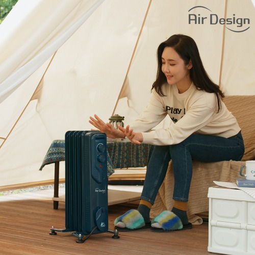 초절전형 자동전원차단 캠핑용 사무실용 소형 삼익 에어디자인 캠핑 라디에이터